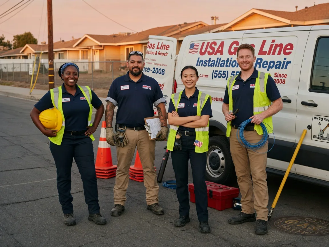 Gas Line Installation company in Olivehurst, CA